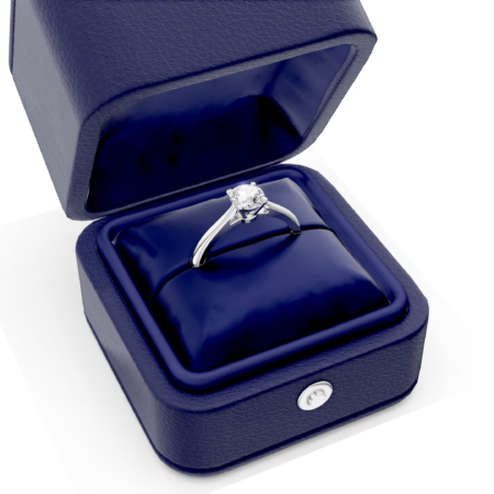 Кольцо с бриллиантом 0,5 карат