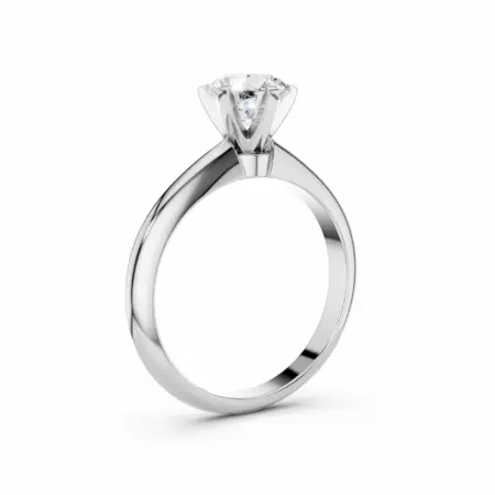 Кольцо с бриллиантом 1 карат