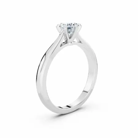 Помолвочное кольцо с бриллиантом 0.5 карат